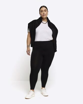 Plus black high waisted leggings Plus black high waisted leggings