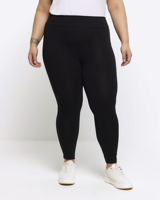Plus black high waisted leggings Plus black high waisted leggings
