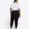 Plus black high waisted leggings