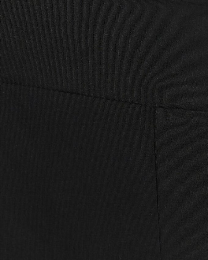 Plus black high waisted leggings