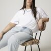 Plus blue high waisted relaxed straight jeans Plus blue high waisted relaxed straight jeans
