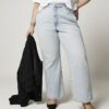 Plus blue high waisted relaxed straight jeans Plus blue high waisted relaxed straight jeans