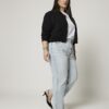 Plus blue high waisted relaxed straight jeans Plus blue high waisted relaxed straight jeans