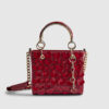 Red 3D Heart Tote Bag
