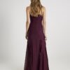 Red Bandeau Bodycon Maxi Dress