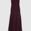 Red Bandeau Bodycon Maxi Dress