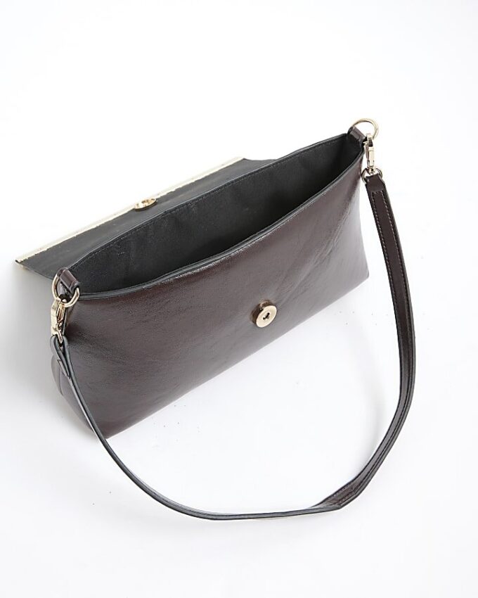 Red Bar Front Clutch Bag