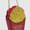 Red Beaded French Fries Cross Body Bag