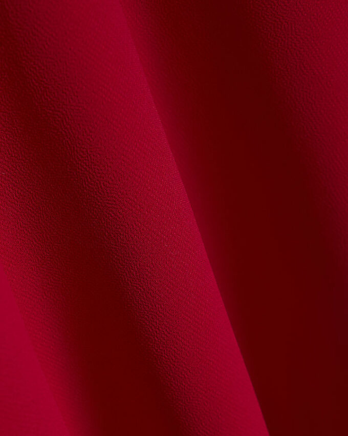 Red Chiffon Hybrid Maxi Dress