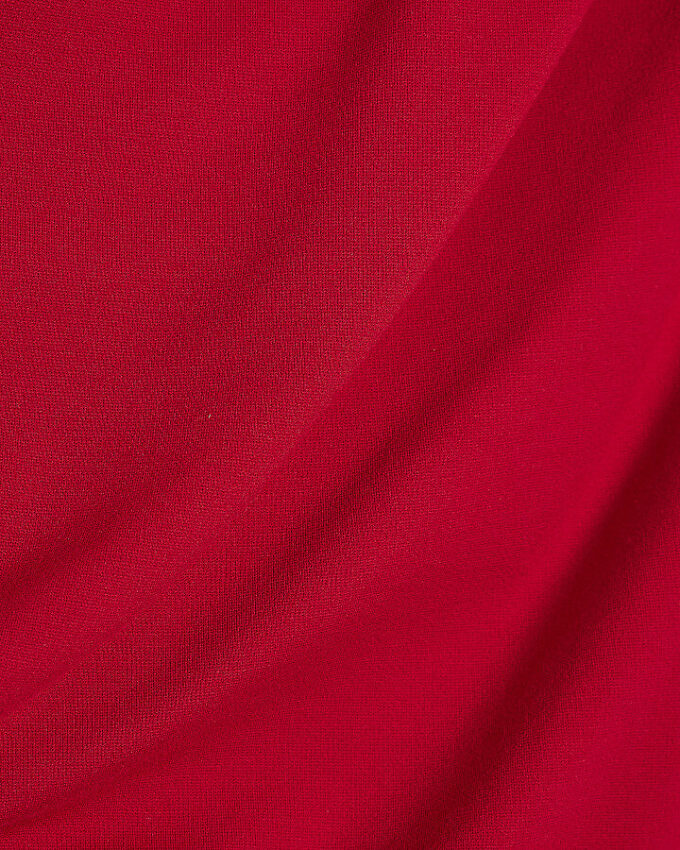 Red Draped Midi Dress Red Draped Midi Dress