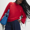 Red High Neck jumper