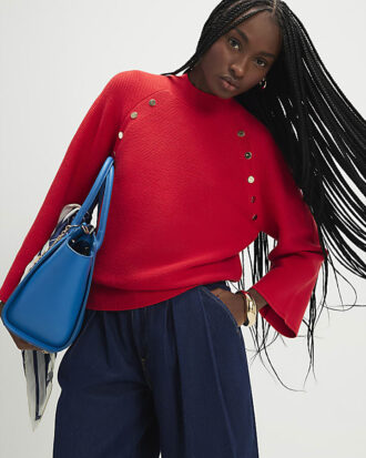 Red High Neck jumper Red High Neck jumper