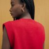 Red Knitted Waistcoat