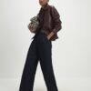 Red Leather Overshirt
