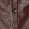 Red Leather Overshirt