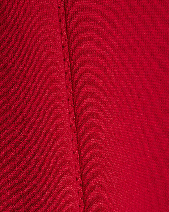Red Long Sleeve Knitted Top