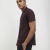 Red Muscle Fit Ring Snap Shirt