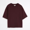 Red Premium Short Sleeve Boxy T-Shirt