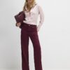 Red Relaxed Straight Jeans
