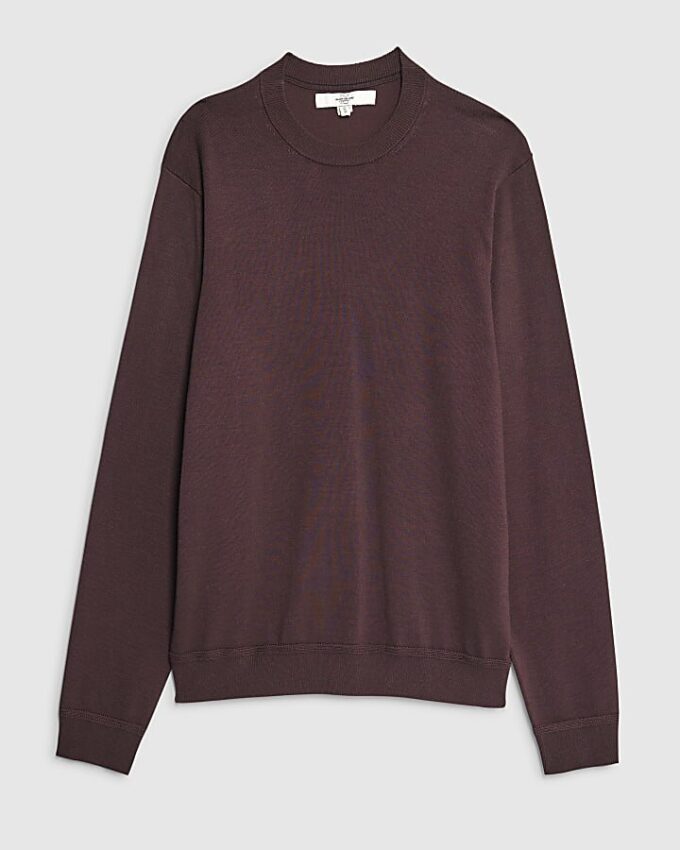Red Slim Fit Jumper