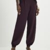 Red Tailored Cuff Joggers