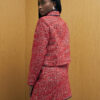 Red Whipstitch Boucle Trophy Jacket