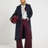 Red Wide Leg Tailored Joggers