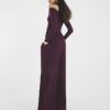 Red Wide Leg Tailored Trousers