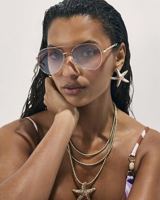 Rose Gold Twist Aviators