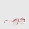 Rose Gold Twist Aviators