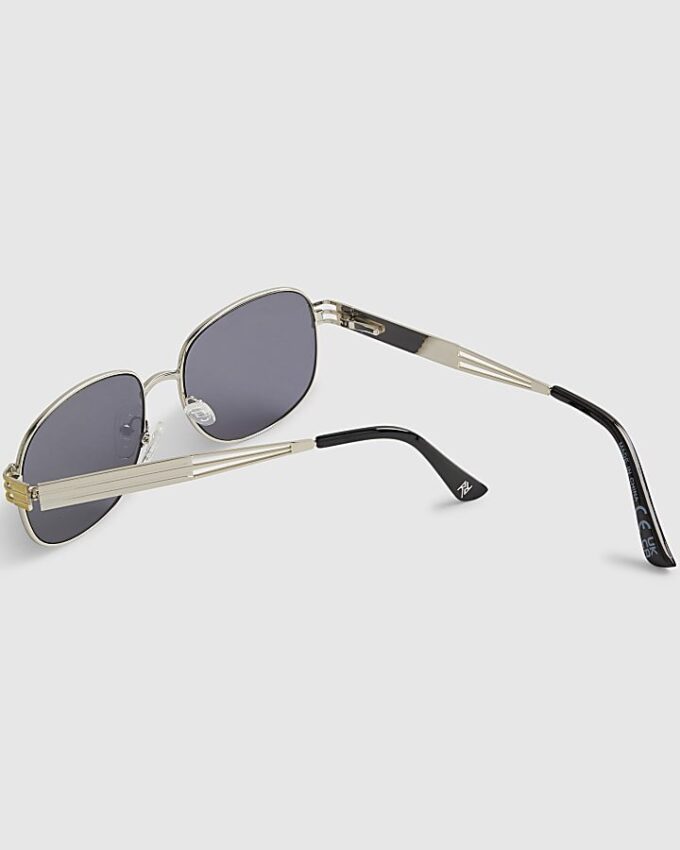Silver and Gold Square Sunglasses