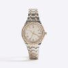Silver And Rose Gold Watch