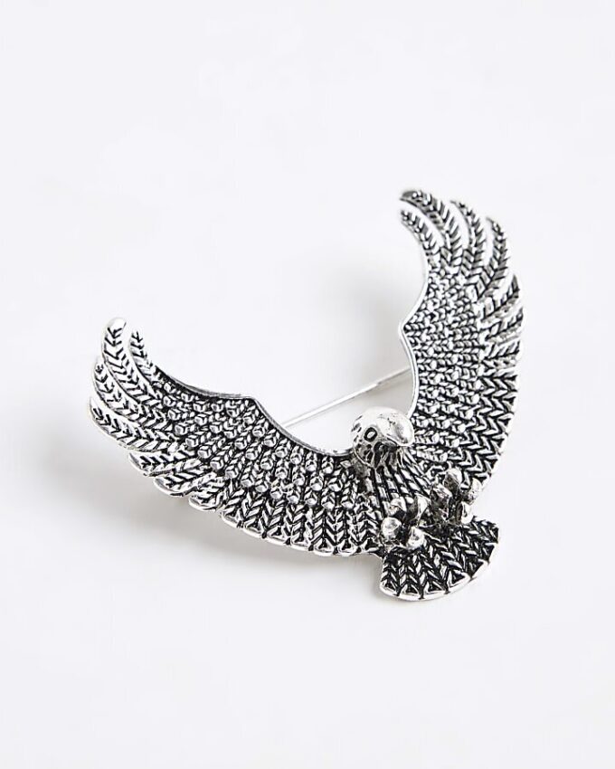Silver Eagle Brooch