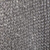 Silver Metallic Knit Wide Leg Trousers