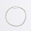 Silver Multi Mixed Metal Necklace