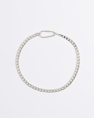 Silver Multi Mixed Metal Necklace