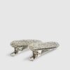 Silver Rhinestone Pack Of 2 Hair Clips