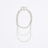 Silver Rhodium Multi Row Trousers Chain