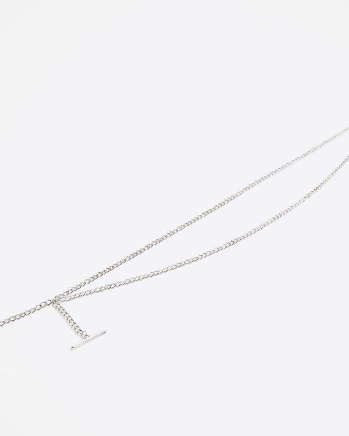 Silver Rhodium Watch Chain
