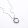 Silver RI Key Coin Necklace