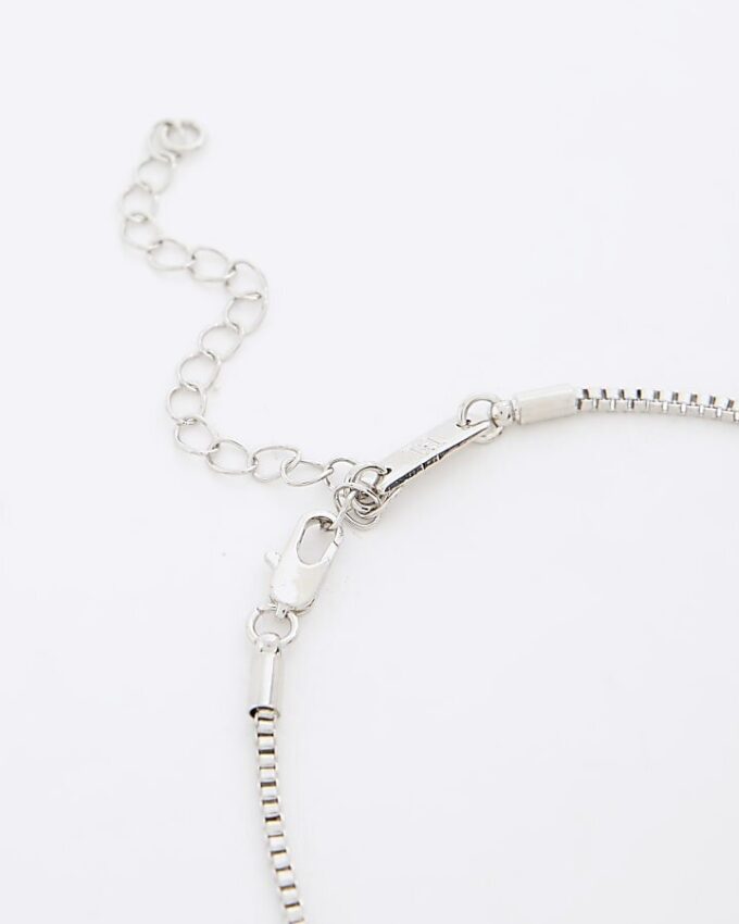 Silver RI Key Coin Necklace