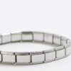 Silver Stainless Steel Stretch Bracelet