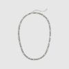 Silver Steel Chain Necklace