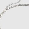 Silver Steel Chain Necklace