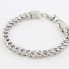 Silver Steel Chunky Chain Bracelet