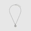 Silver Steel Compass Necklace