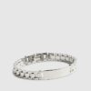 Silver Steel Silver Watch Strap