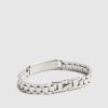 Silver Steel Silver Watch Strap