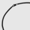 Silver T-Bar Chain Necklace