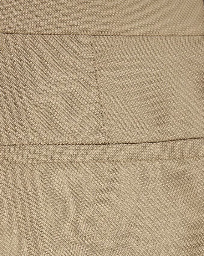 Stone Skinny Fit Textured Suit Trousers